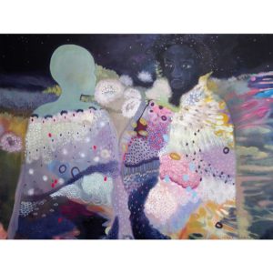 Leila Fanner Meeting the Spirit Guide 2018 Oil and oil pastel on canvas 120 x 160 cm