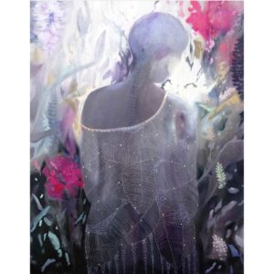 Leila Fanner Return To Innocence 2018 Oil and oil pastel on canvas 160 x 120 cm