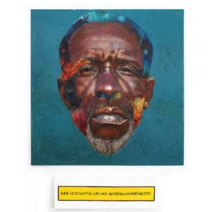 Loyiso Mkize Uhuru 2019 Oil and Acrylic on Canvas Aprox 150.5 x 150.5 cm
