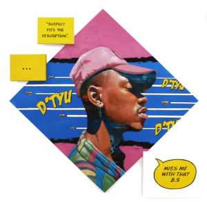 Missed Me 2019 Oil and Acrylic on Canvas Aprox 115.5 x 115.5 cm