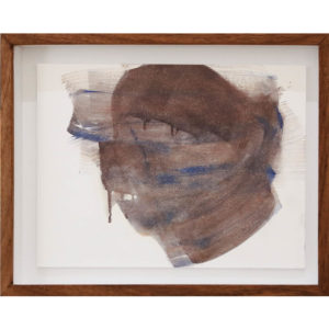 Nina Holmes Blinded 2019 Acrylic on paper 36 x 27 cm