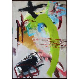 Nina Holmes Karatara- Ambient Composition 2019 Acrylic on canvas 82.5 x 117.5 cm
