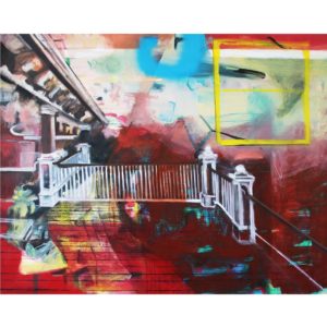 Nina Holmes Sleep Guardian 2019 Mixed Media on canvas 121 x 152 cm