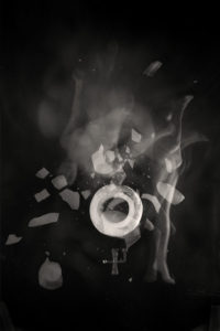 Carla Janse van Rensburg Untitled (10 minute exposure of Forgiveness Vase Ritual) 2018 digital photograph archival ink on Hahnemuhle, 1of20 35.5 x 24.2 cm