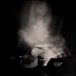 Carla Janse van Rensburg Untitled (12 minute exposure of Fire Vase Ritual) 2018 Handprinted Film Photograph on Archival Fibre Paper, 1of3 38.5 x 38.6 cm