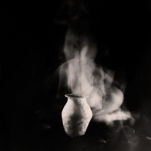 Carla Janse van Rensburg Untitled (12 minute exposure of Water Vase Ritual) 2018 Handprinted Film Photograph on Archival Fibre Paper, 1of3 38.5 x 38.6 cm