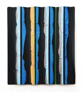 Christian F Kintz, 2019, acrylic on corrugated iron, 40 x 35 cm (7of9)