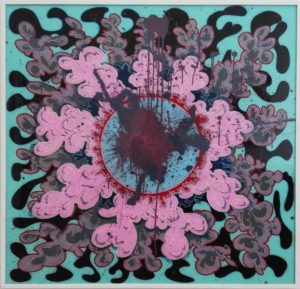 The Countdown Series #1 2015 Acrylic on plexiglass. 100 x 100 cm
