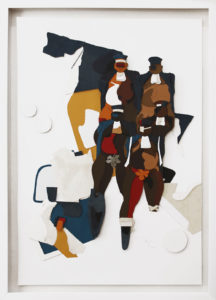 Patrick Tankama The Naked Truth 2019 Paper collage 84.1 x 59.4 cm
