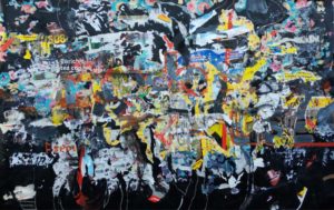 Bouvy Enkobo Foutoir 2019 Mixed media on Board 160 x 260 cm